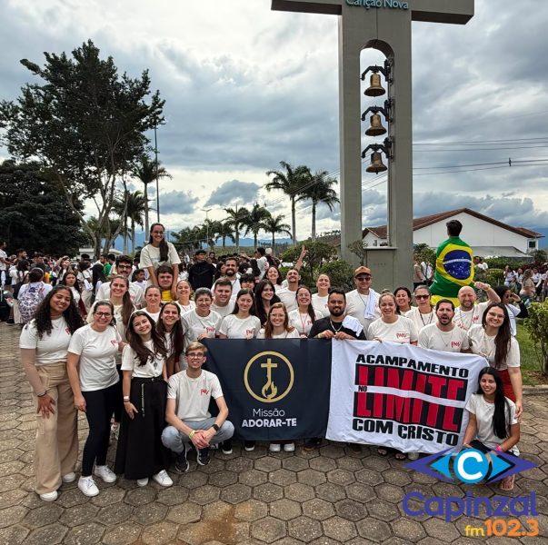 Caravana da Missão Adorar-te, de Capinzal, participa do Acampamento PHN 2026 na Canção Nova