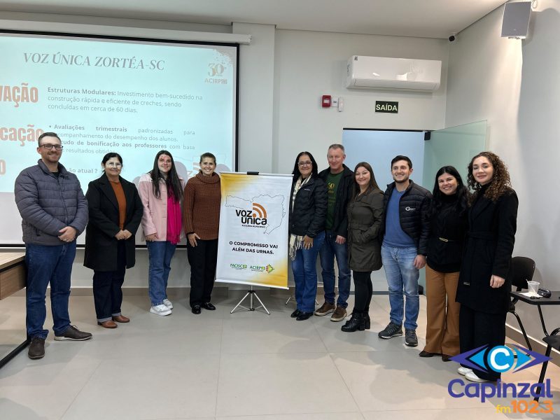 ACIRP reúne lideranças de Zortéa no programa Voz Única para discutir prioridades e desenvolvimento do município