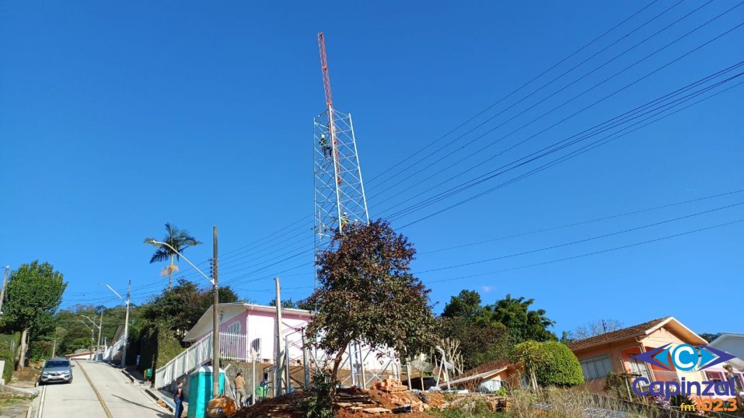 Novas torres de telefonia móvel começam a ser instaladas em Capinzal