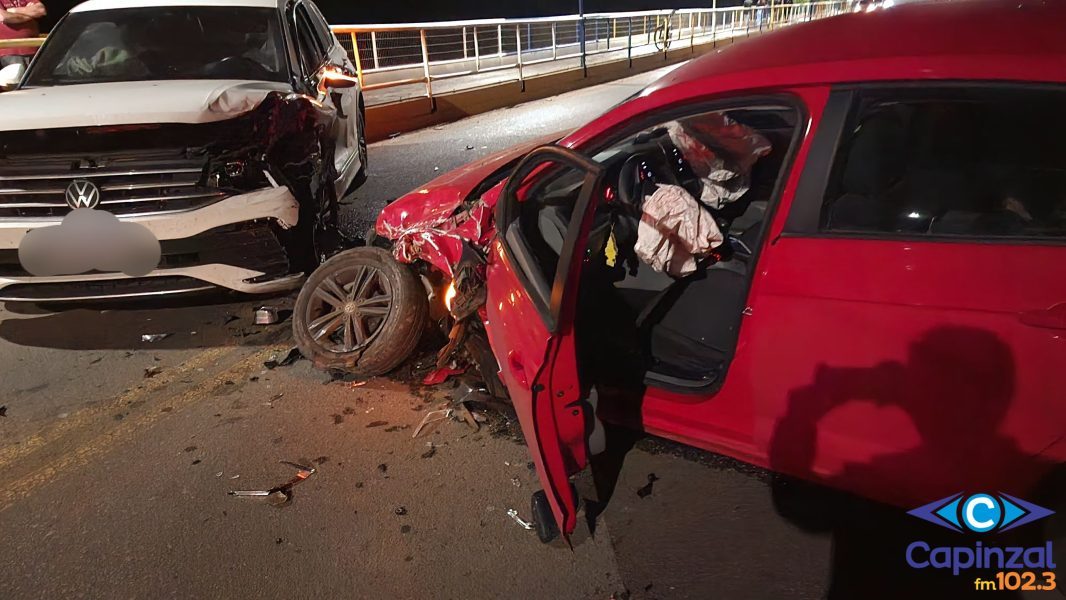Motorista com sinais de embriaguez é detido após violenta colisão na ponte entre Capinzal e Ouro