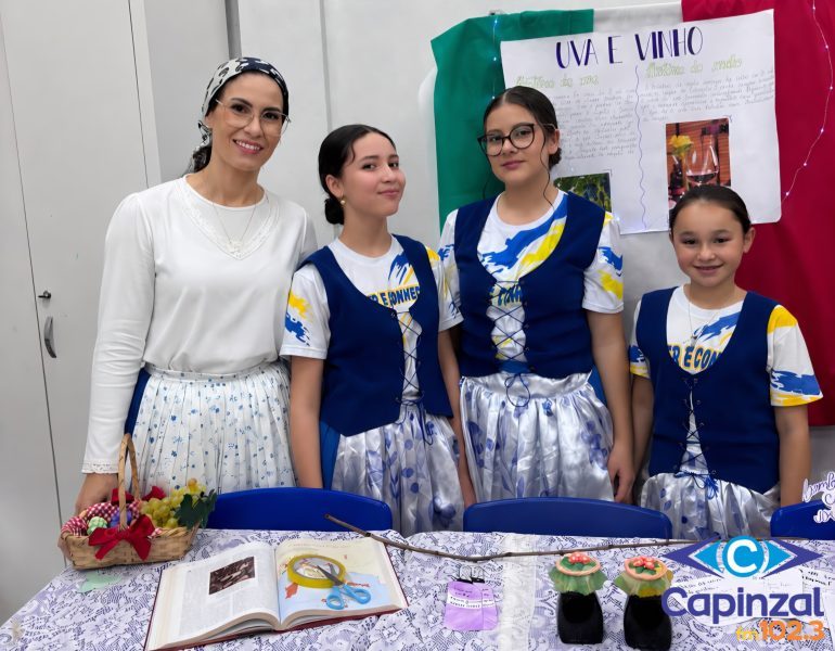 Vivências da Cultura Italiana: Estudantes dos sétimos anos encerram projeto com Exposição Histórica no Viver e Conhecer