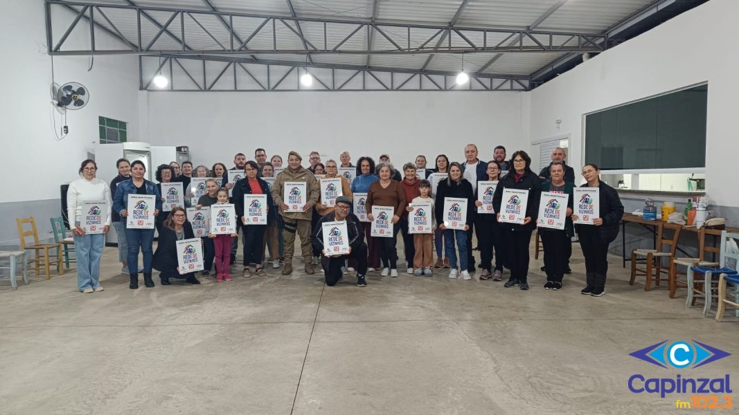Loteamento São Luiz fortalece segurança com implantação da Rede de Vizinhos em Capinzal