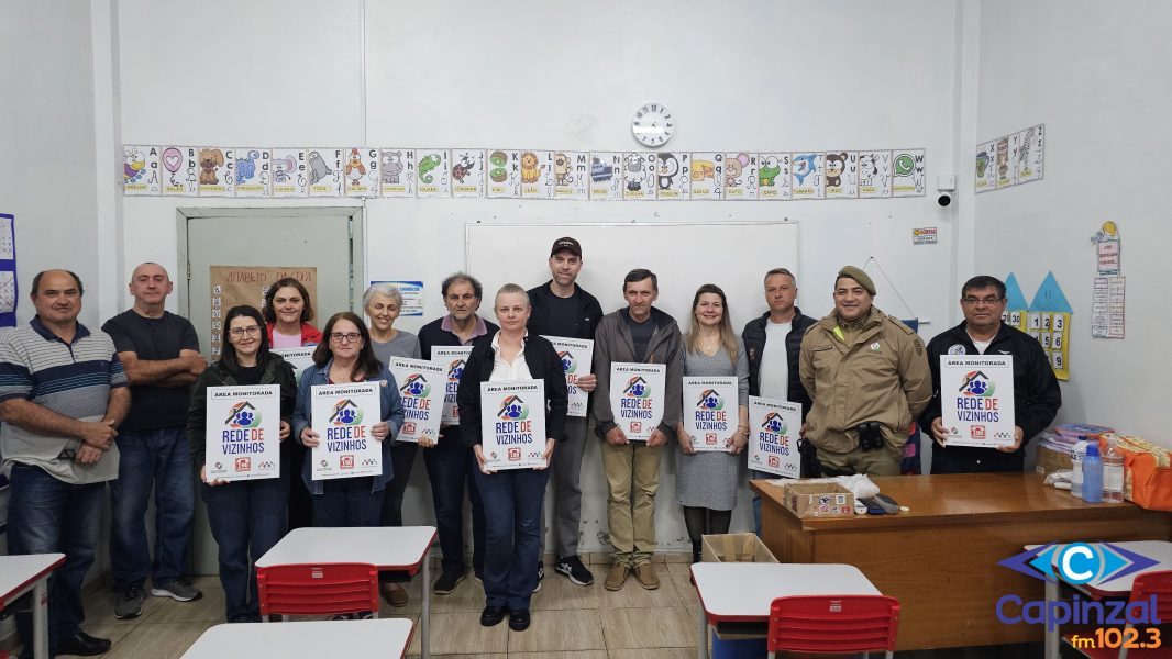 Loteamento São João recebe nova Rede de Vizinhos e reforça ações de segurança comunitária em Capinzal