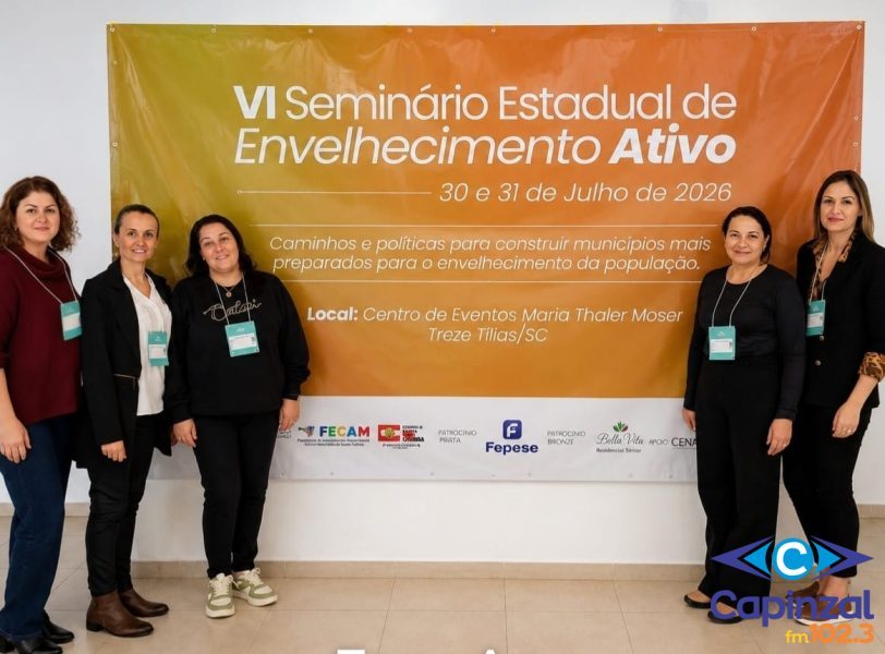 Capinzal participa do VI Seminário Estadual de Envelhecimento Ativo em Treze Tílias