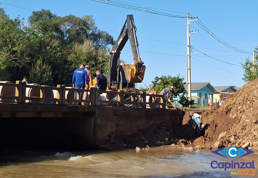 Infraestrutura realizou obras em ponte de Lindenberg para reduzir riscos de alagamentos