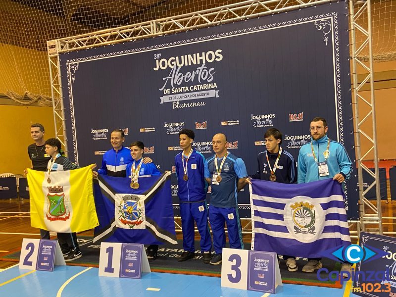 Karatê de Capinzal conquista medalha de bronze nos Joguinhos Abertos de Santa Catarina