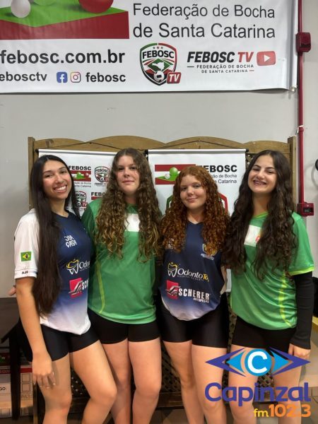 Atletas capinzalenses conquistam ouro na bocha feminina dos Joguinhos Abertos de SC