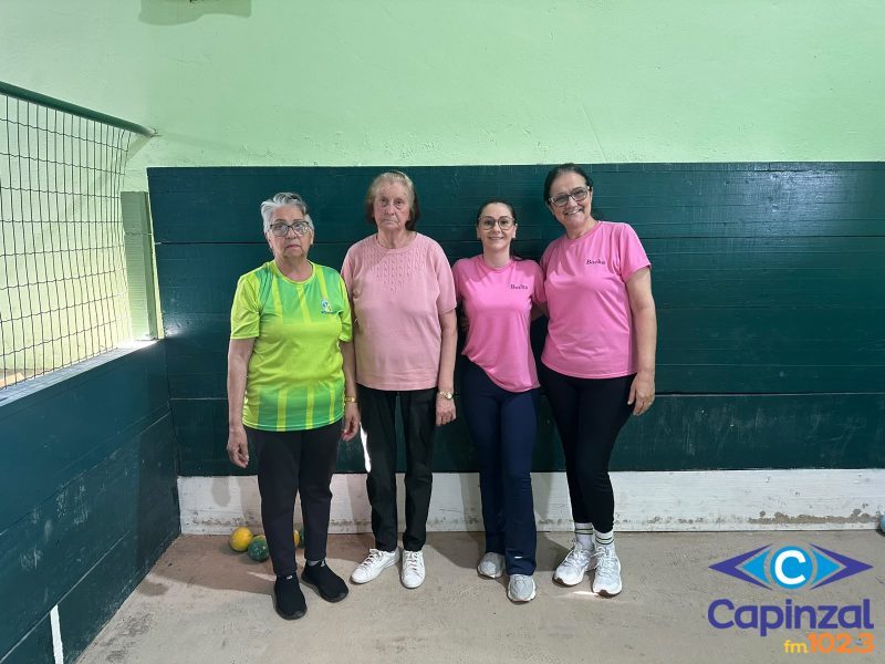 Sete partidas movimentam a 6ª rodada do Campeonato Municipal de Bocha de Zortéa