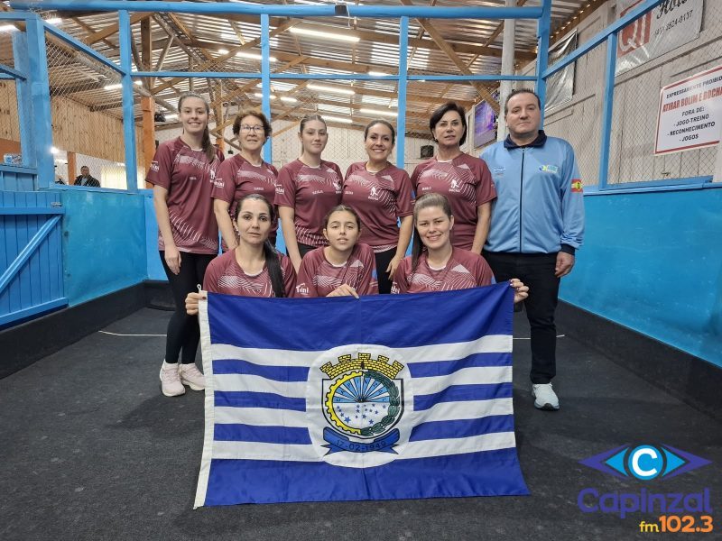 Bocha feminina de Capinzal é campeã dos Microrregionais dos JASC e garante vaga nos Regionais
