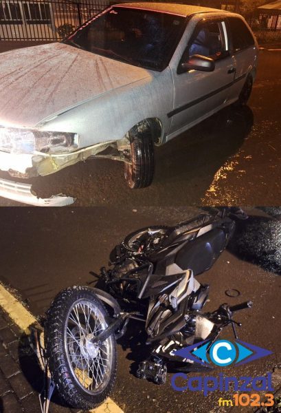 Motorista embriagado e sem CNH provoca acidente com motociclista e é preso em Campos Novos