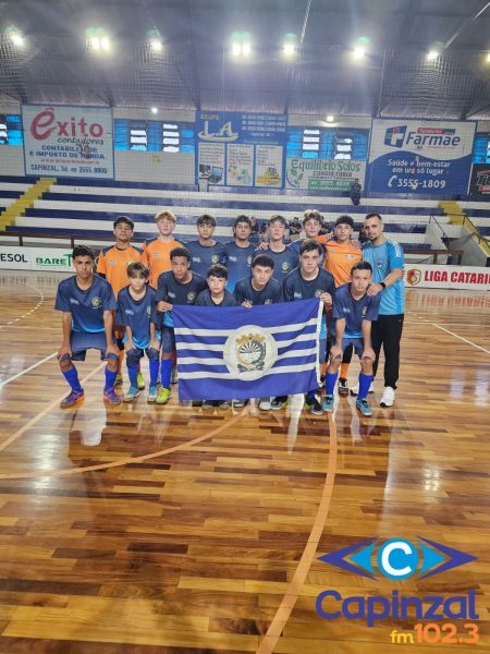 Capinzal Futsal/FME vence os dois jogos e lidera a Chave O do Estadual Sub-14 LCF
