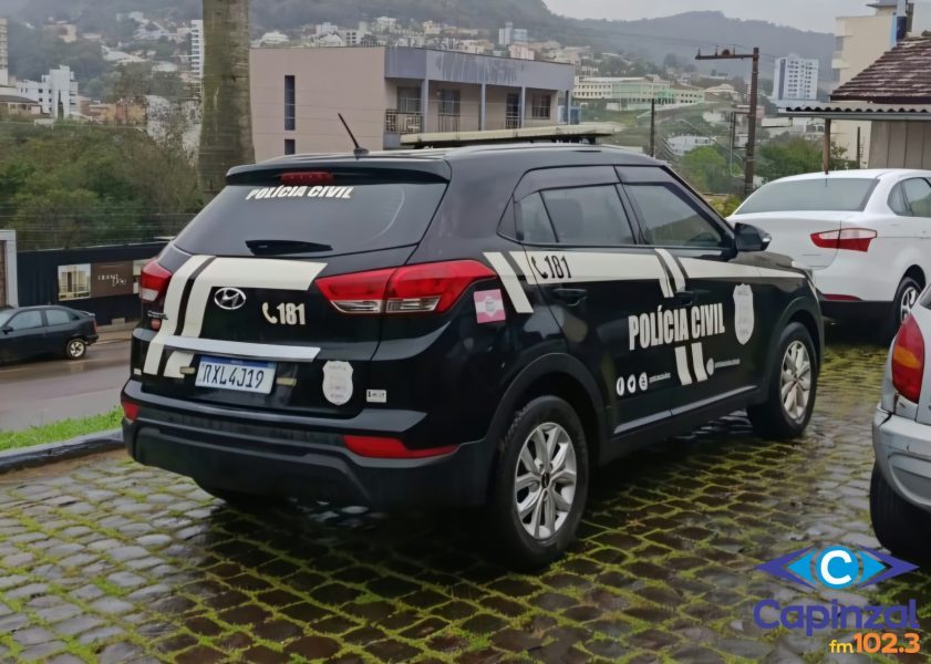 Polícia Civil prende jovem investigado por violência doméstica e outros crimes em Capinzal