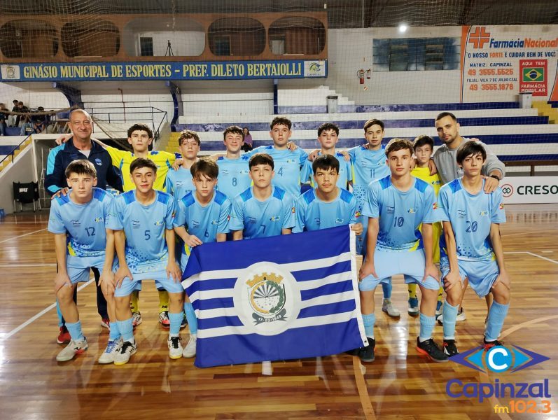 Capinzal Futsal/FME enfrenta Tangará nesta terça-feira pelo Estadual Sub-15 LCF