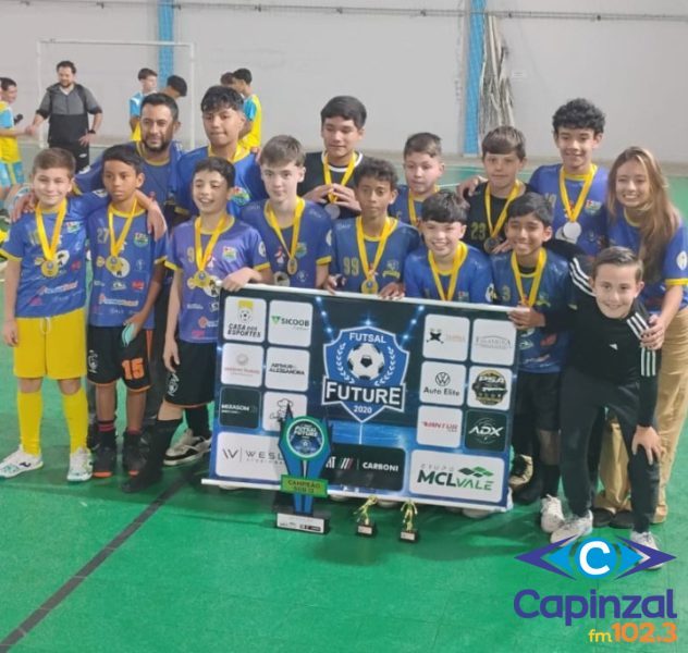 Futsal Cristo Operário conquista título invicto e três pódios na Taça do Futsal Future