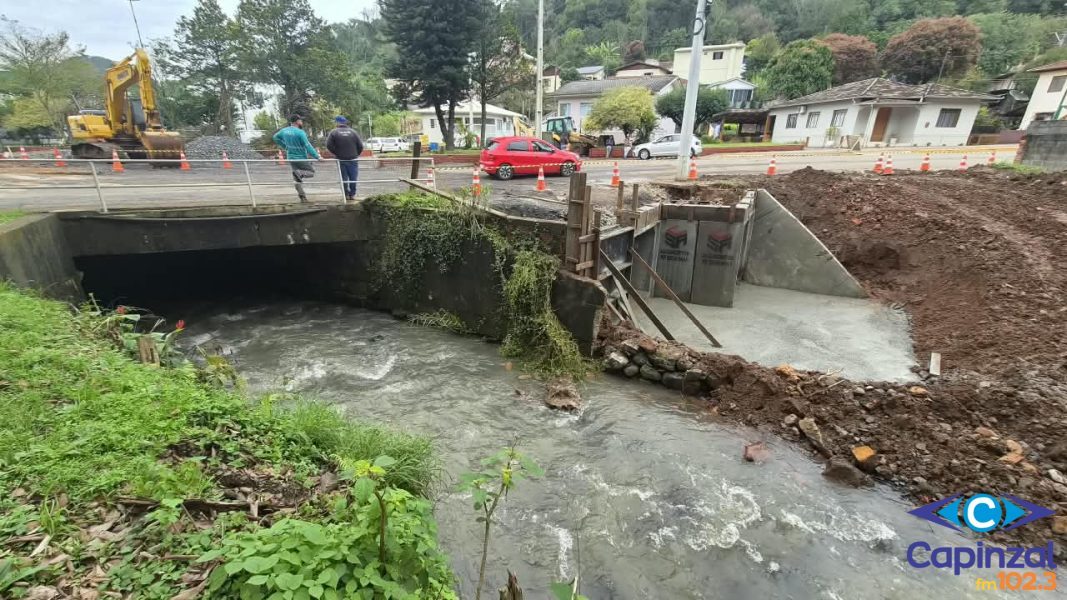 Obra de macrodrenagem no Lajeado Nair entra na reta final em Lacerdópolis