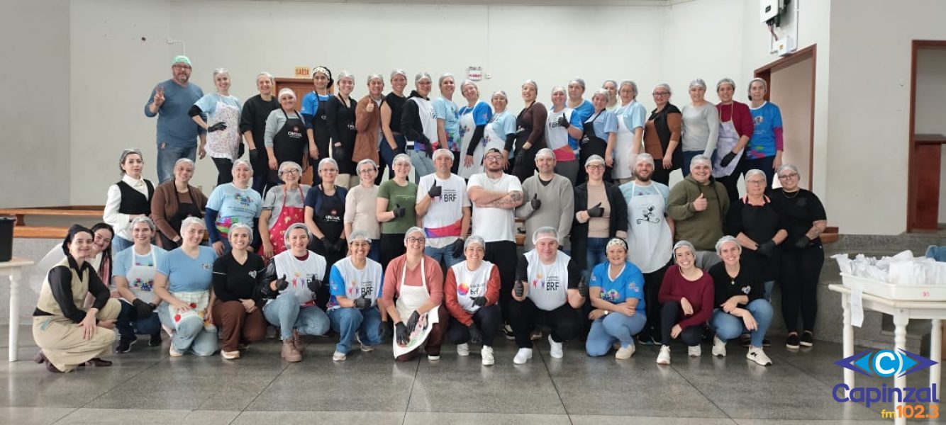 6ª Pastelada Beneficente da AMA comercializa cerca de 3 mil pastéis em Capinzal
