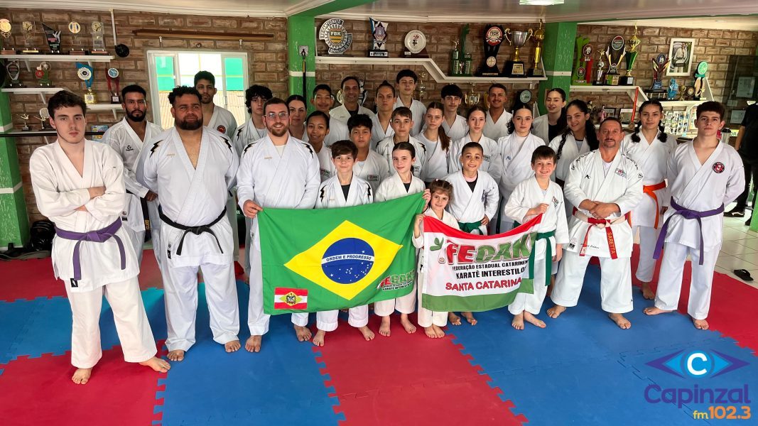 Seleção Catarinense de Karatê realiza primeiro treino geral em Capinzal de olho no Mundial da Argentina
