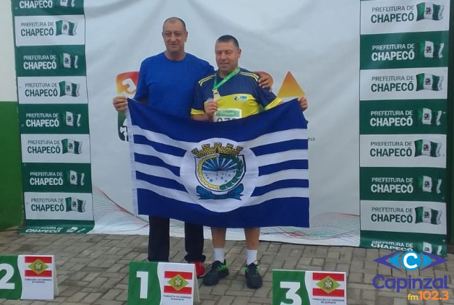 Atleta de Capinzal conquista medalha de ouro nos PARAJASC