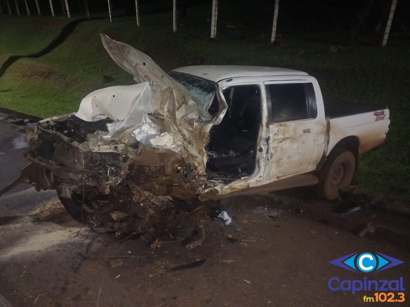 Acidente na SC-350 deixa uma pessoa ferida e arma de fogo é apreendida