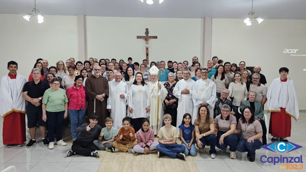 Capela Santa Clara de Assis, no Bairro Alvorada, é inaugurada com bênção e abertura do tríduo