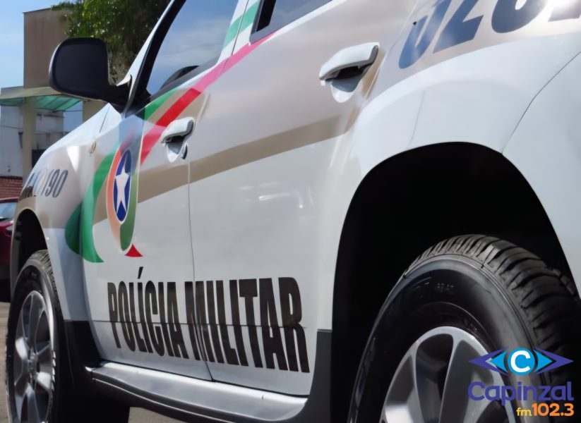 Homem com mandado de prisão em aberto é detido pela PM no centro de Capinzal