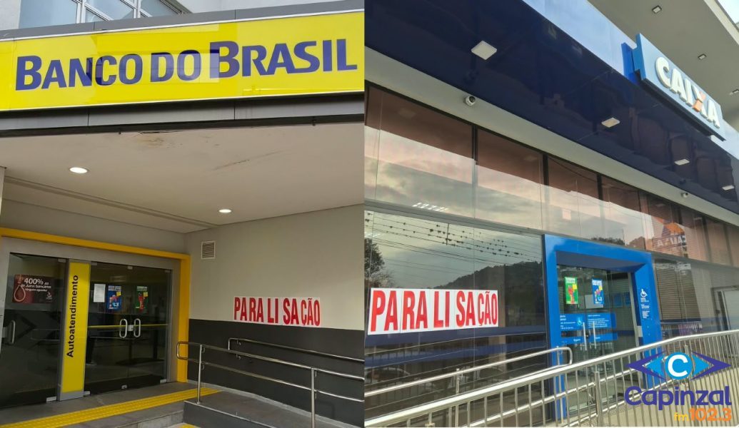 Bancários paralisam atividades nesta quinta-feira em Capinzal e região