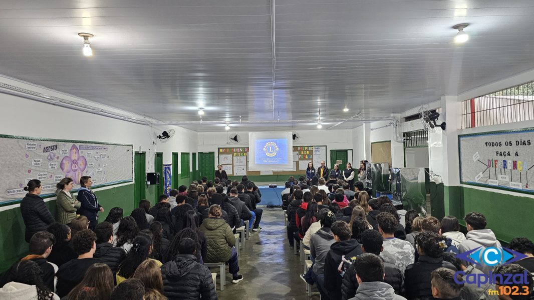 Lions Clube de Capinzal e Ouro destaca a importância do voluntariado e do intercâmbio para jovens em ação do mês da juventude