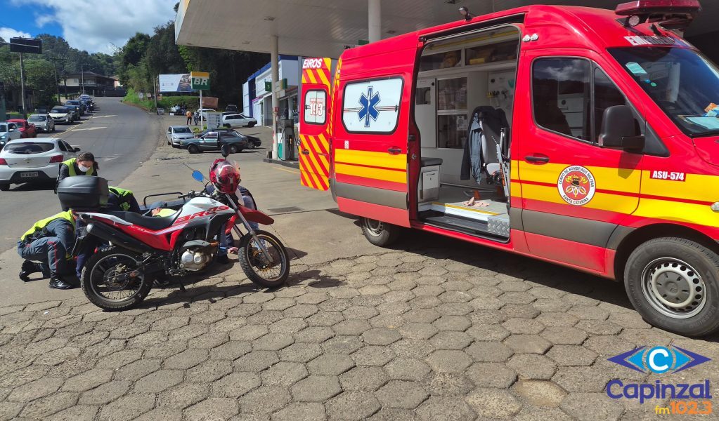 Homem fica ferido após colisão com carro em Capinzal