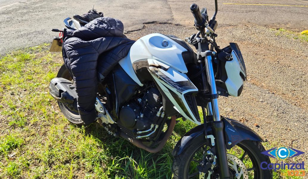 Motociclista fica ferido após colisão com carro na SC-150, em Capinzal