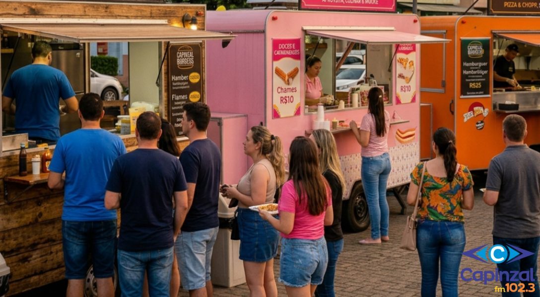 Capinzal promove 1º Festival de Food Truck para encerrar o Mês da Juventude