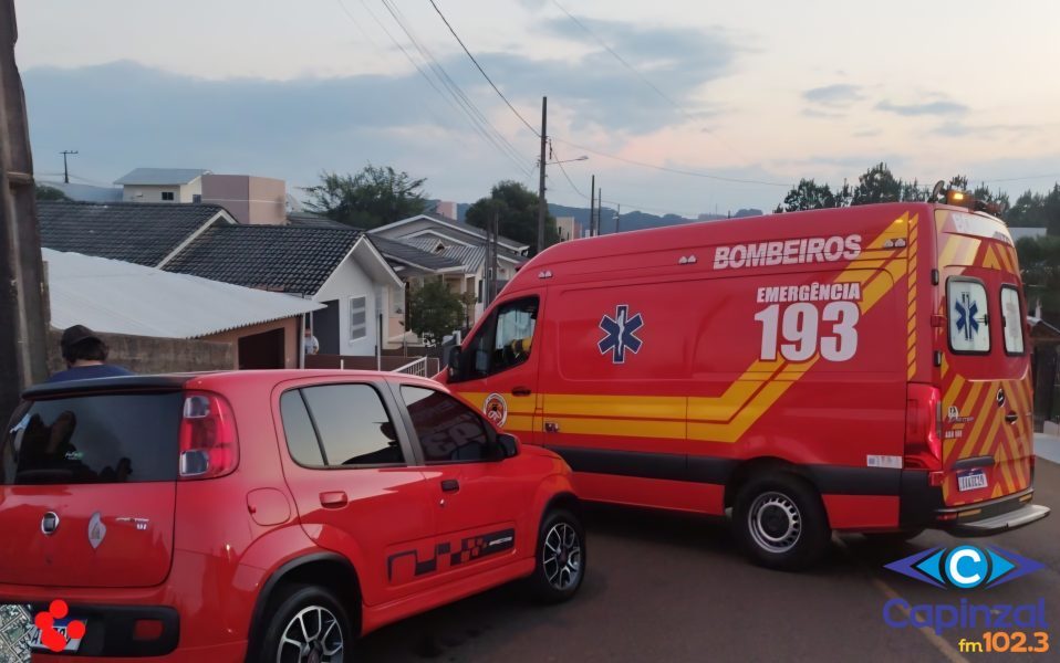 Colisão entre veículos deixa homem ferido em Campos Novos