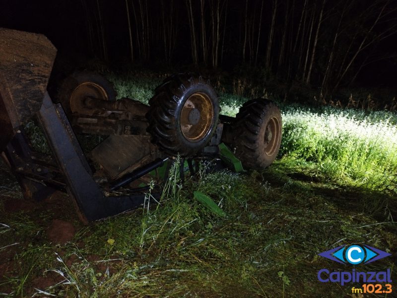 Homem de 44 anos morre após trator tombar no interior de Tangará