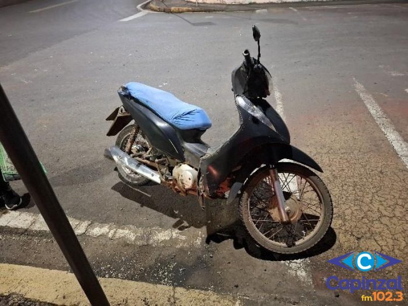 Motociclista embriagado e sem habilitação é preso após acidente em Erval Velho