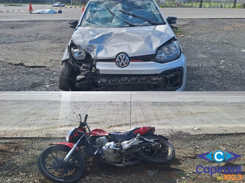Veículo com placas de Campos Novos se envolve em colisão que deixa motociclista morto na Serra Catarinense