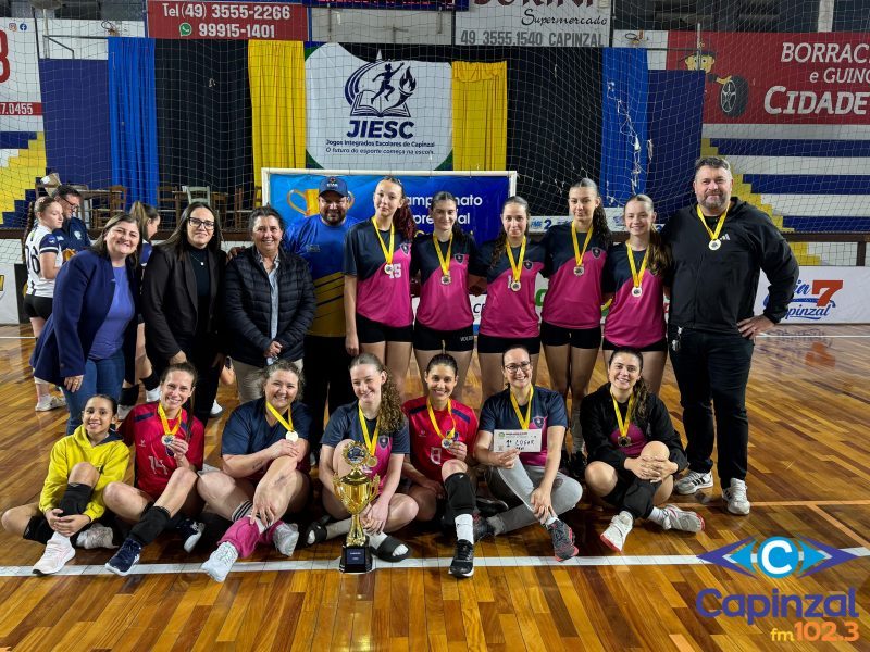 Voleibol define campeões e Campeonato Empresarial de Capinzal chega à grande noite das finais
