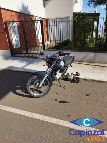 Adolescente de 17 anos sofre TCE e múltiplas lesões após queda de moto em Campos Novos