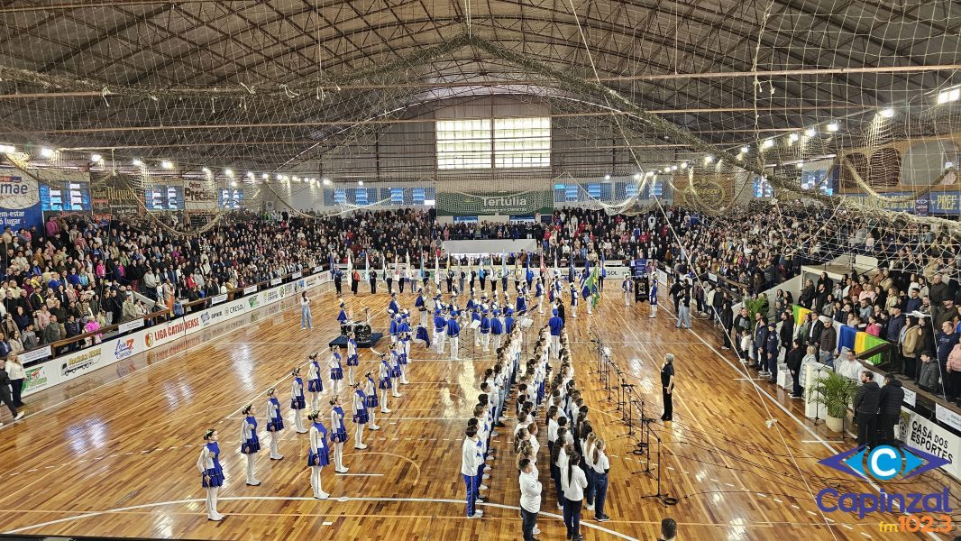 Ato Cívico de 7 de Setembro reúne grande público e valoriza história, educação e patriotismo em Capinzal