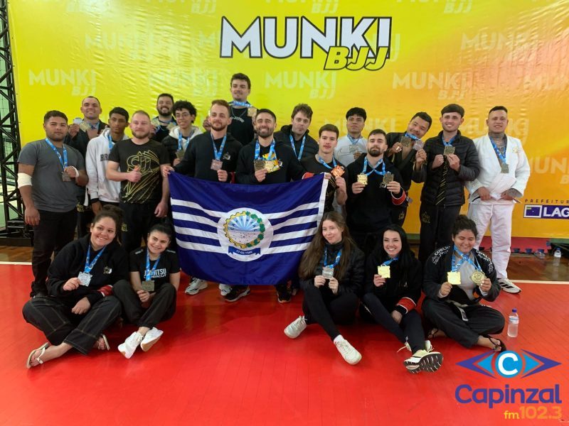 Atletas de Capinzal brilham na Copa Munki de Jiu-Jitsu e conquistam 1º lugar geral em Lages