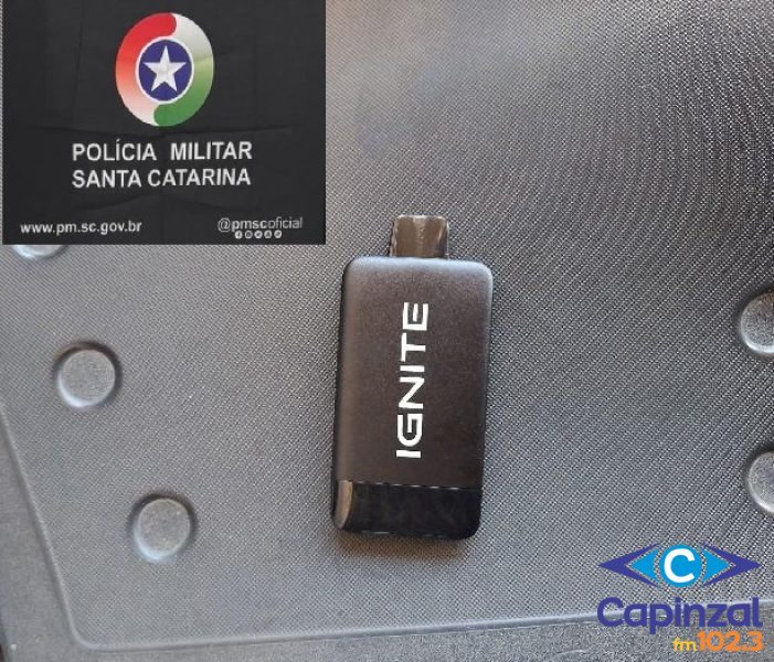 Adolescente é apreendido com cigarro eletrônico dentro de escola em Campos Novos