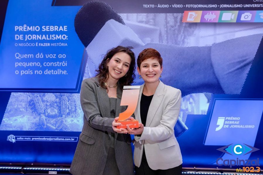 Jornalista capinzalense conquista 1º lugar no Prêmio Sebrae de Jornalismo em SC
