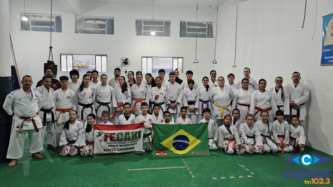 Seleção Catarinense de Karatê realiza 2º treinamento em Capinzal rumo ao Campeonato Mundial