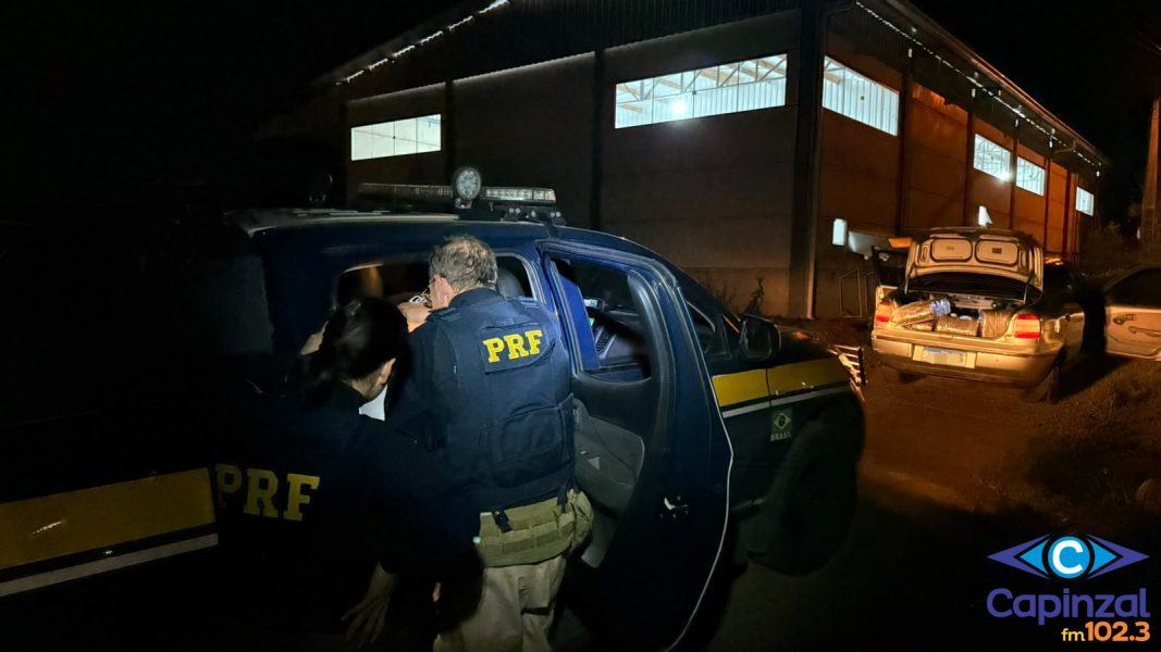 Homem que transportava 210 quilos de maconha tenta fugir, mas acaba preso pela PRF no Oeste catarinense