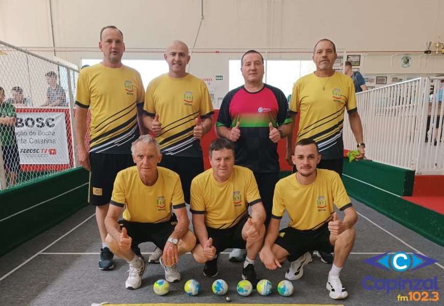 Bocha masculino de Ouro estreia na Etapa Regional Centro-Oeste dos Jogos Abertos de Santa Catarina