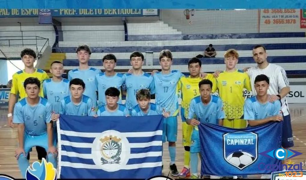 Capinzal Futsal Sub-14 soma um ponto na estreia da 4ª fase da Liga Catarinense