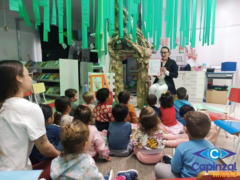 CMEI Pinguinho de Gente promove novas descobertas por meio da leitura