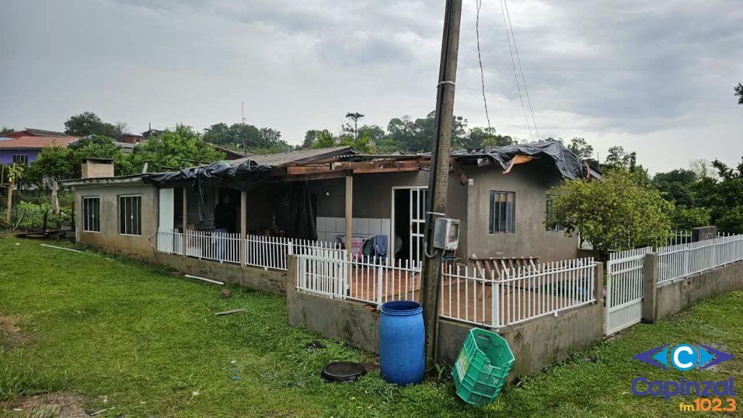 Habitação de Capinzal orienta famílias atingidas por destelhamentos sobre critérios para receber auxílio