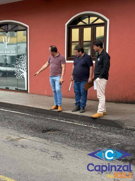 Prefeitura de Capinzal inicia mapeamento e planeia recuperação do asfalto após chuvas