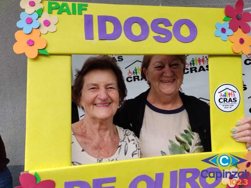 PAIF do CRAS de Ouro participa de atividade alusiva ao Dia do Idoso