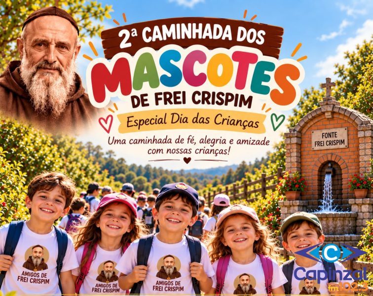 2ª Caminhada dos Mascotes de Frei Crispim ocorre domingo no interior de Ouro