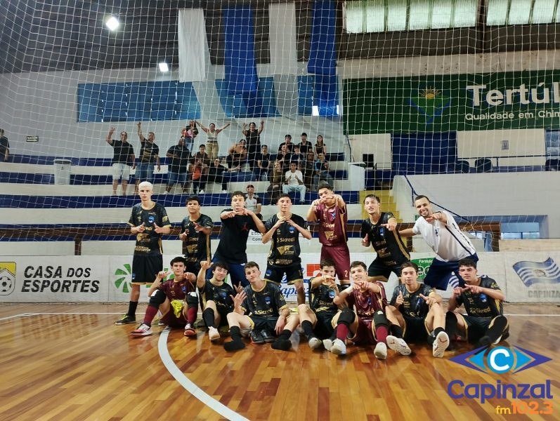 Épico! Capinzal Futsal Vira o Confronto, Vence na  Prorrogação e está na Semifinal do Estadual Sub-17